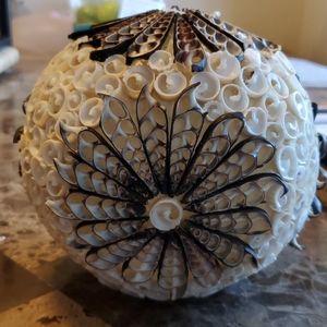 Pottery Barn Lit Orb Shell Small